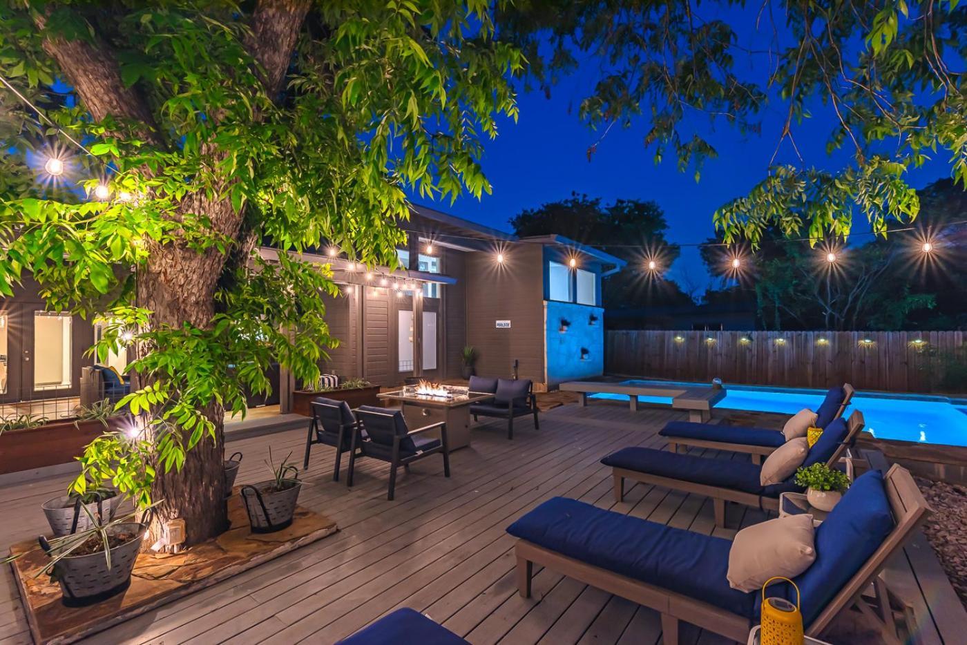 Serene Pool & Firepit In Stunning Home By Airport San Antonio Kültér fotó
